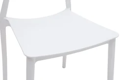 Miliboo 2 Design-Stühle Grau Polypropylen ANNA* Design-stühle|Gartenstühle