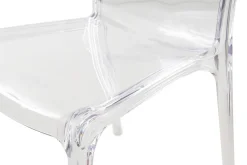 Miliboo 2 Design-Stühle THALYSSE Polycarbonat Transparent* Design-stühle