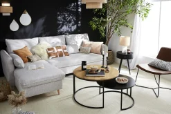 Miliboo Ausziehbare Couchtische aus Holz und Metall TAHL* Couchtische