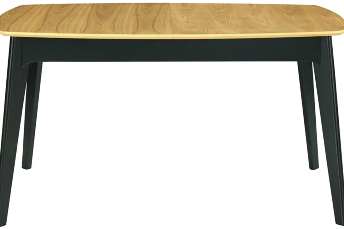 Miliboo Ausziehbare Tischplatte aus schwarzen Furnier 140+40x90 cm MEENA* Ausziehtische
