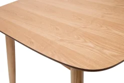 Miliboo Ausziehbarer Esstisch Esche naturell Länge 90?130 cm NORDECO* Ausziehtische