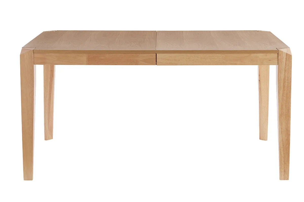 Miliboo Ausziehbarer Esstisch mit Eschen- und Hevea-Massivholzfurnier L150-180 cm BOLLY* Ausziehtische