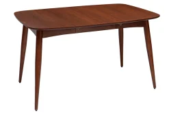 Miliboo Ausziehbarer Esstisch Nussbaum 90x130 cm NORDECO* Ausziehtische
