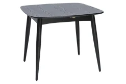 Miliboo Ausziehbarer Esstisch schwarz Länge 90x130 cm NORDECO* Ausziehtische