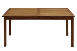 Miliboo Ausziehbarer Gartentisch aus Massivholz L160-210 cm MAYEL* Ausziehtische|Gartentische