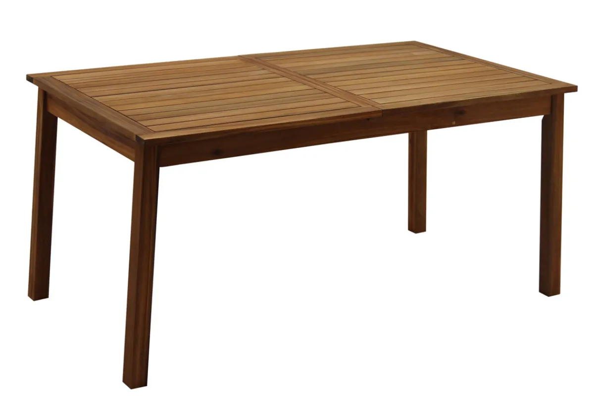 Miliboo Ausziehbarer Gartentisch aus Massivholz L160-210 cm MAYEL* Ausziehtische|Gartentische