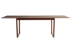 Miliboo Ausziehbarer rechteckiger Esstisch Wallnussfinish B160-240 cm LAHO* Ausziehtische