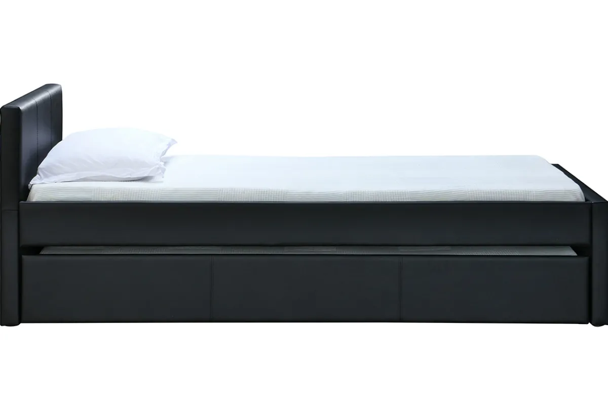 Miliboo Ausziehbett 90 x 195 cm Schwarz Matt MACCO*Kinder Betten Für Erwachsene|Kinderbetten