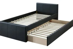 Miliboo Ausziehbett 90 x 195 cm Schwarz Matt MACCO*Kinder Betten Für Erwachsene|Kinderbetten