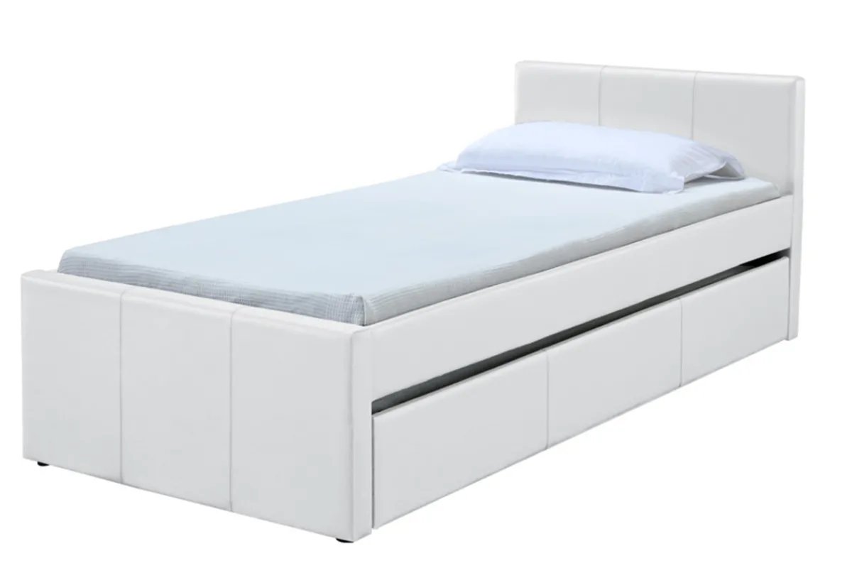 Miliboo Ausziehbett 90 x 195 cm Weiß MACCO*Kinder Kinderbetten|Kinderbetten
