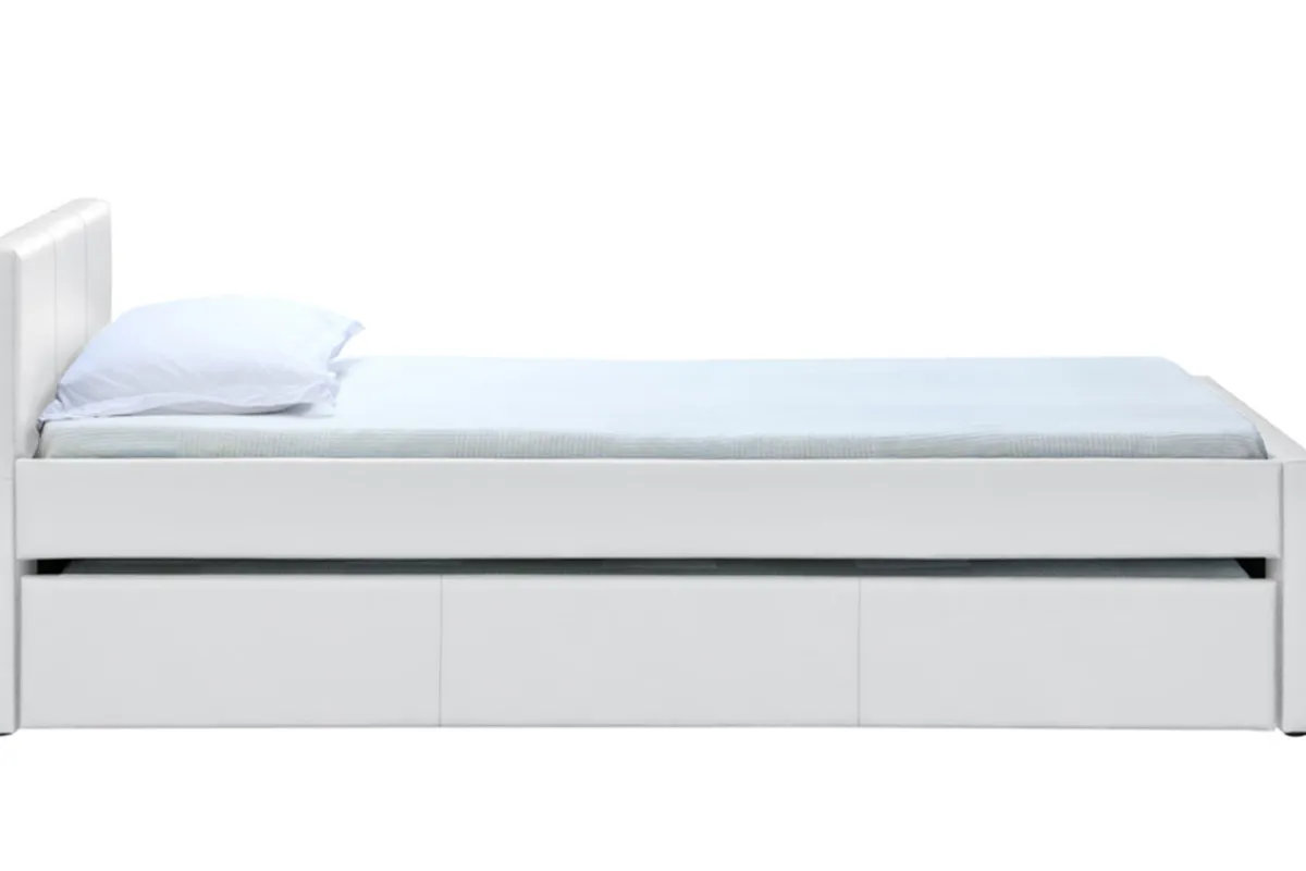 Miliboo Ausziehbett 90 x 195 cm Weiß MACCO*Kinder Kinderbetten|Kinderbetten