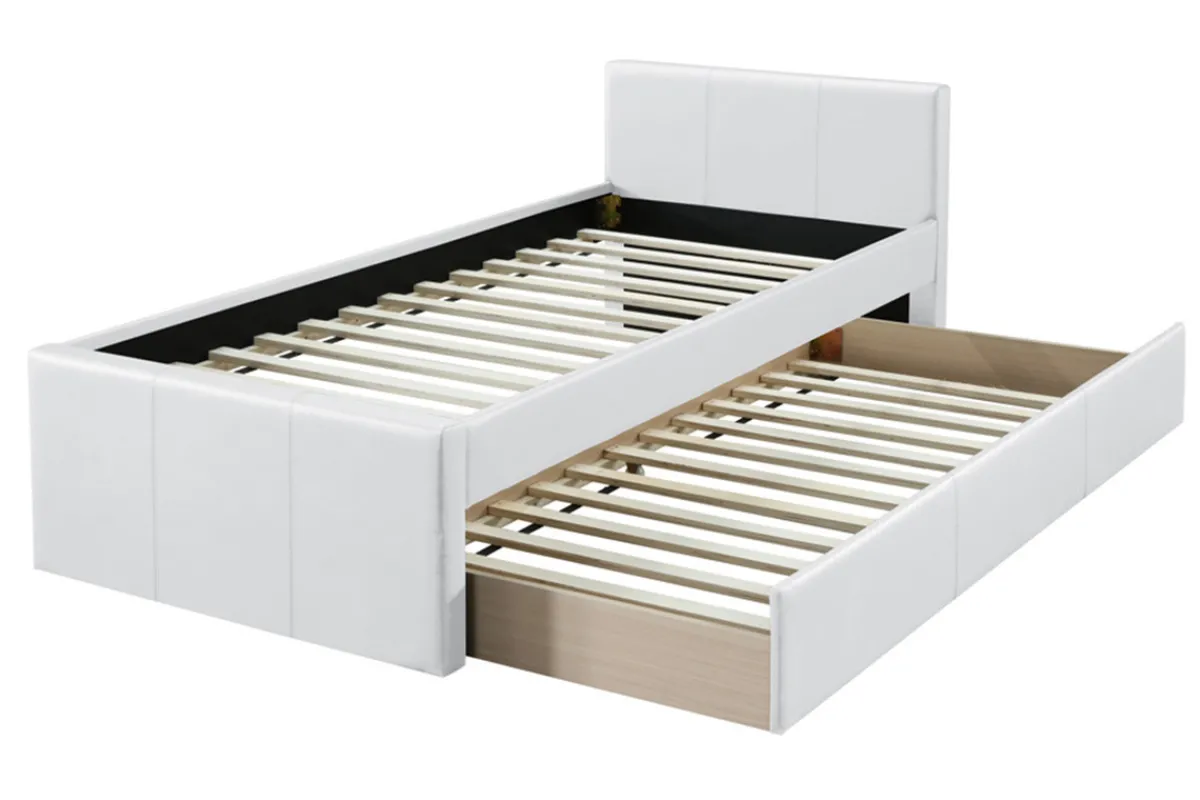 Miliboo Ausziehbett 90 x 195 cm Weiß MACCO*Kinder Kinderbetten|Kinderbetten