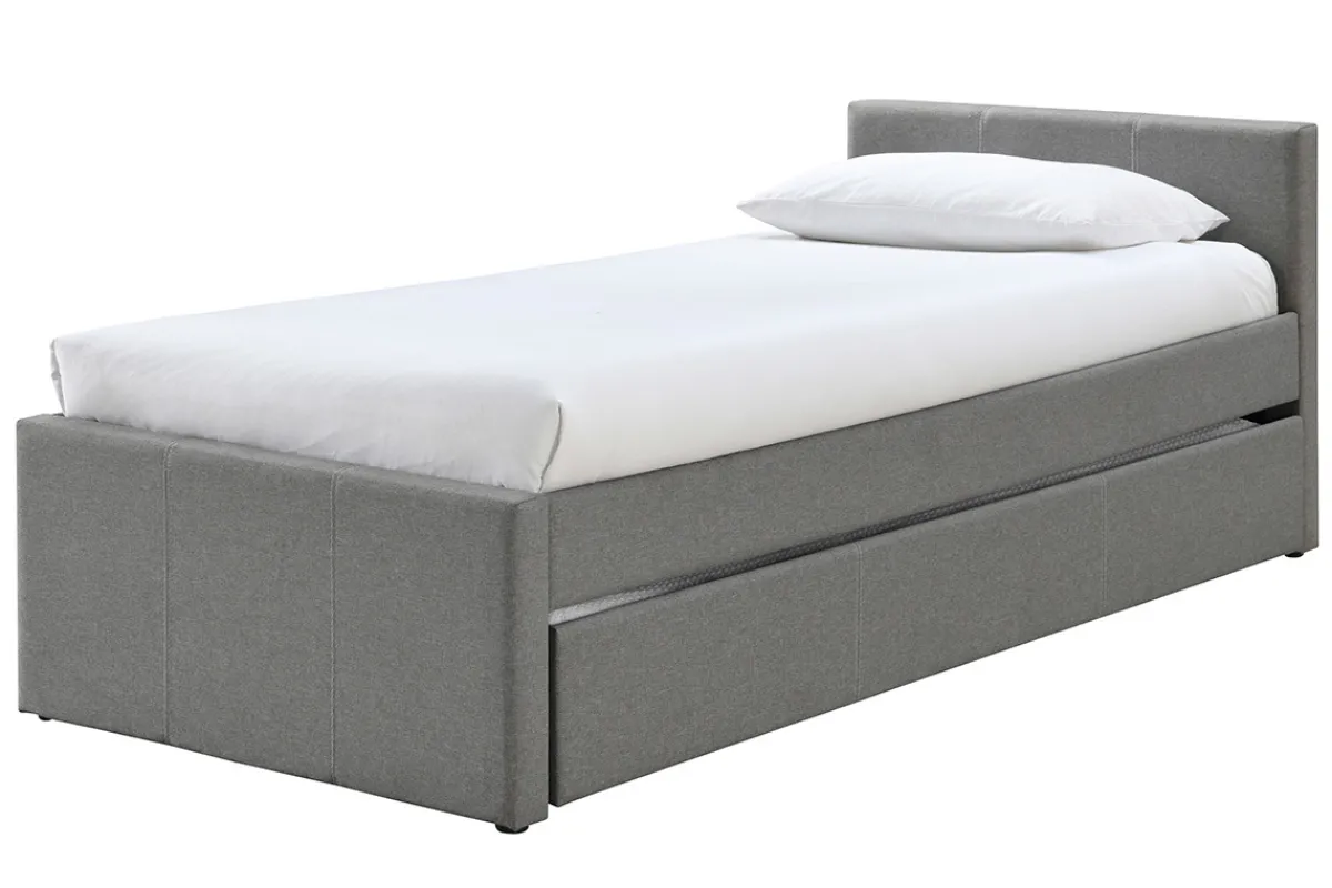 Miliboo Ausziehbett 90 x 195 grau MACCO*Kinder Kinderbetten|Kinderbetten