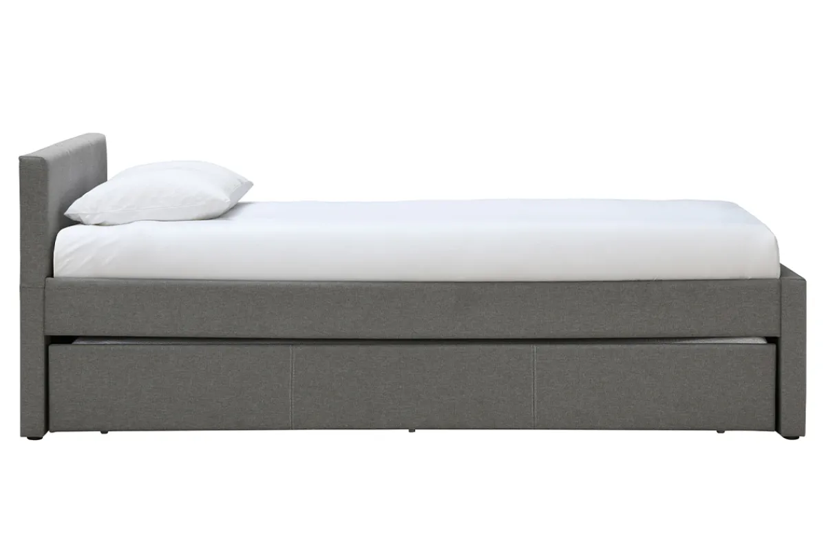 Miliboo Ausziehbett 90 x 195 grau MACCO*Kinder Kinderbetten|Kinderbetten