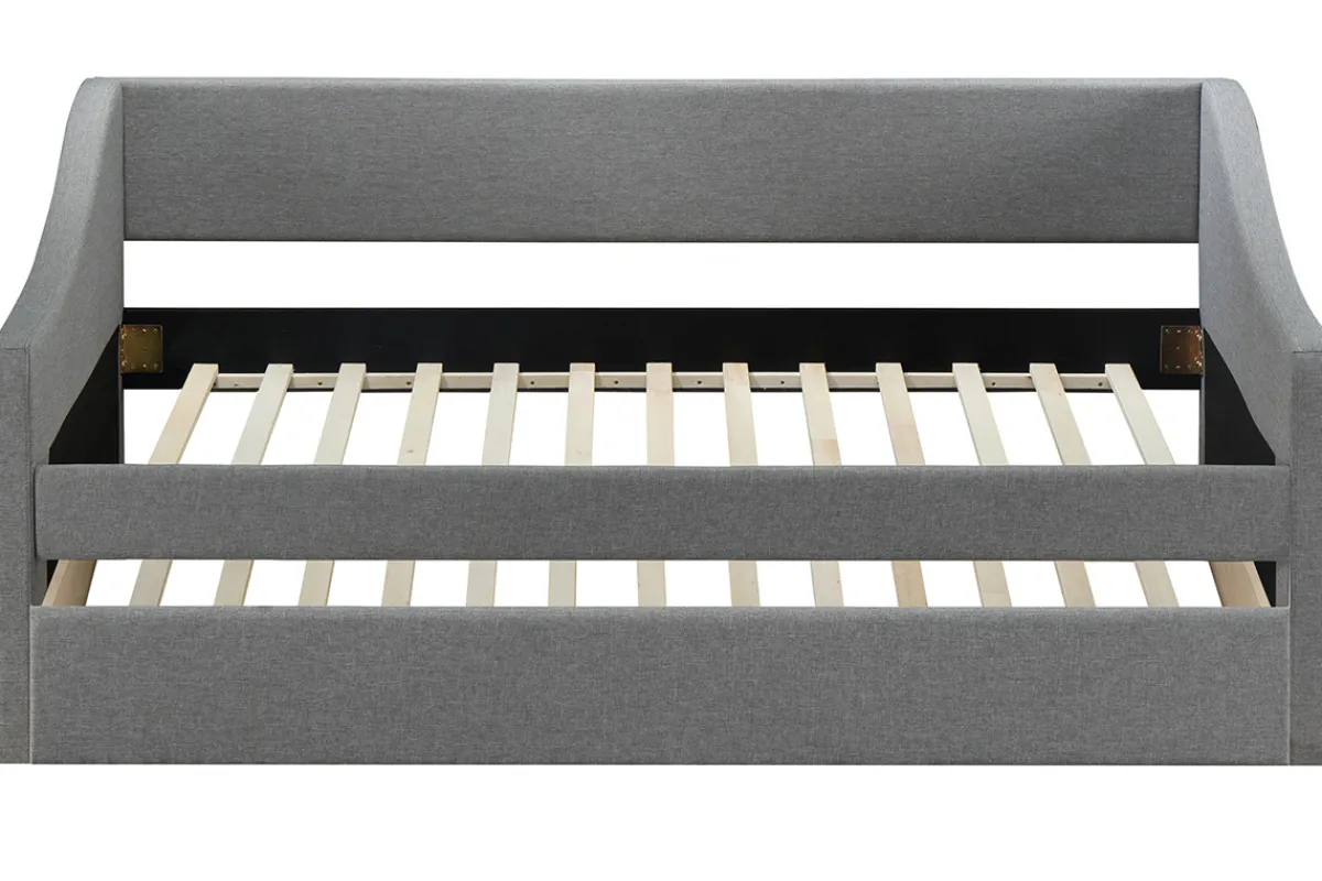 Miliboo Ausziehbett 190x90 cm Hellgrau BEKKER*Kinder Betten Für Erwachsene|Kinderbetten