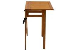 Miliboo Balkon-Klapptisch aus Massivholz B80 cm CARMEN* Gartentische