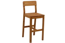 Miliboo Barhocker aus Massivholz Außenbereich H80 cm (2er-Set) AKIS* Barhocker|Gartenstühle