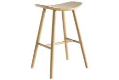Miliboo Barhocker helles Holz H65 cm (2er-Set) DEMORY* Barhocker