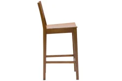 Miliboo Barhocker mit Walnussfurnier H65 cm MELVIL* Barhocker