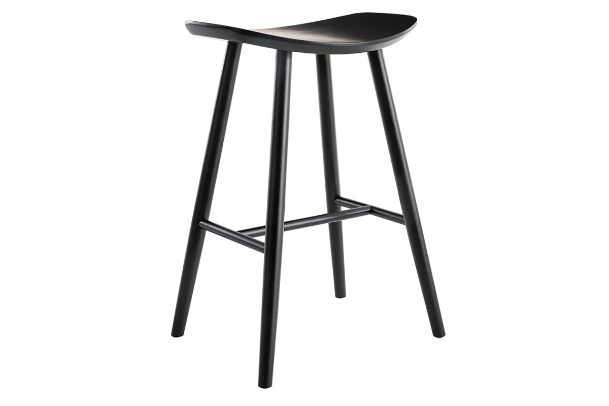 Miliboo Barhocker schwarz H65 cm (2er-Set) DEMORY* Barhocker