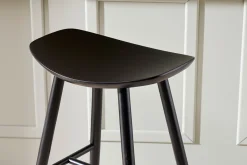 Miliboo Barhocker schwarz H65 cm (2er-Set) DEMORY* Barhocker