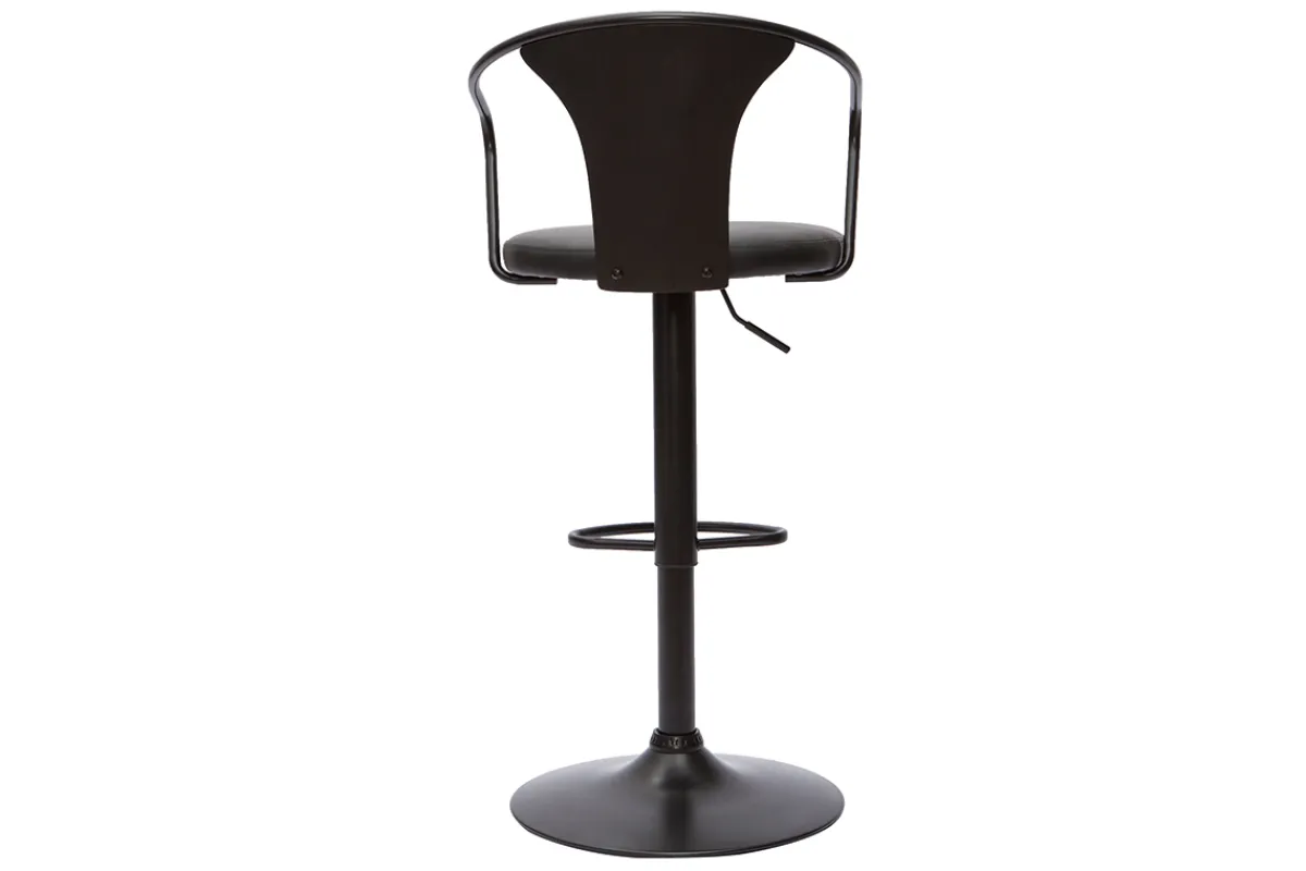 Miliboo Barhocker verstellbar schwarz BECKETT* Barhocker