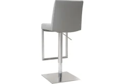 Miliboo Barhocker zeitgenössisches Design Metall und PU Weiß - KYLE* Barhocker