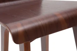 Miliboo Barstuhl aus dunklem Holz 65 cm BALTIK* Barhocker