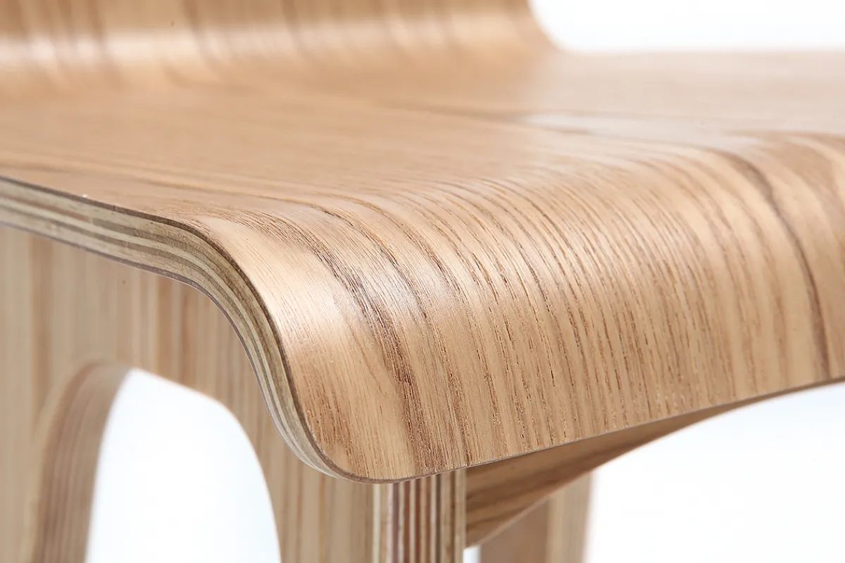 Miliboo Barstuhl aus Holz - 65 cm - skandinavisch - BALTIK* Barhocker