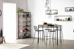 Miliboo Bartisch Industrie-Look aus Mangoholz und schwarzem Metall YPSTER* Bartische/ Bar
