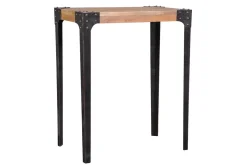 Miliboo Bartisch rechteckig Industrie-Design Holz und Metall MADISON* Bartische/ Bar
