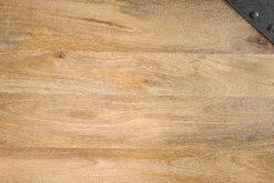 Miliboo Bartisch rechteckig Industrie-Design Holz und Metall MADISON* Bartische/ Bar