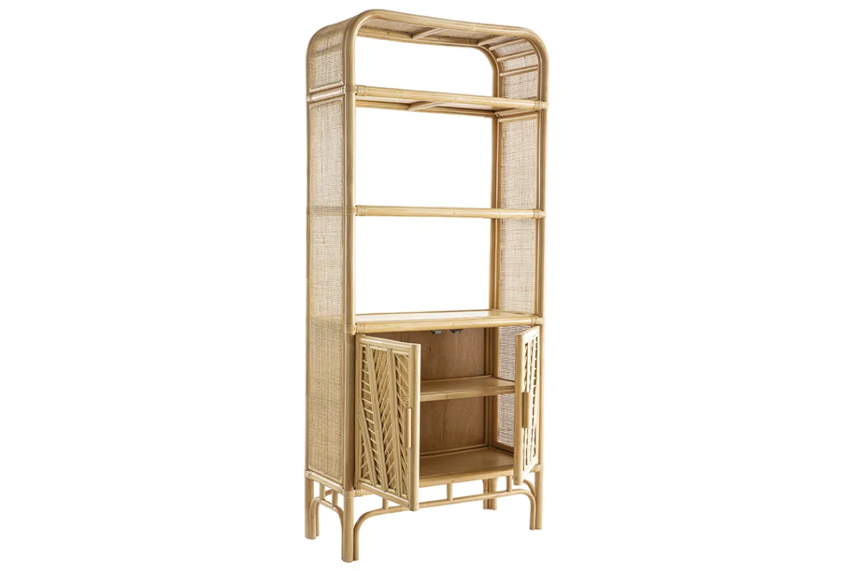 Miliboo Bücherregal aus Rattan H180 cm GALON* Bücherregale|Bücherregale