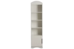 Miliboo Bücherregal Kinderzimmer weiß 3 Regale und 1 geschlossene Nische ANTONIN*Kinder Bücherregale|Bücherregale