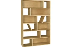 Miliboo Bücherregal mdf Esche Furnier AZTEQUE* Bücherregale|Bücherregale