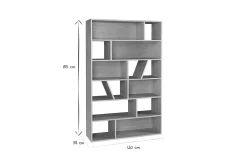 Miliboo Bücherregal mdf Esche Furnier AZTEQUE* Bücherregale|Bücherregale