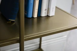 Miliboo Bücherregal mit 5 Regalböden aus goldfarbenem Metall MAGIC* Bücherregale|Bücherregale