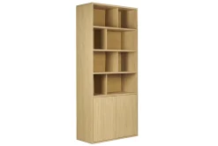 Miliboo Bücherregal mit hellem Eichenholzfinish B92 cm NAGANO* Bücherregale|Bücherregale