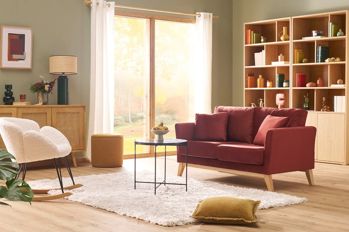 Miliboo Bücherregal mit hellem Eichenholzfinish B92 cm NAGANO* Bücherregale|Bücherregale