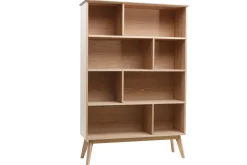Miliboo Bücherregal skandinavisch Eiche 165 cm INGRID* Bücherregale|Bücherregale