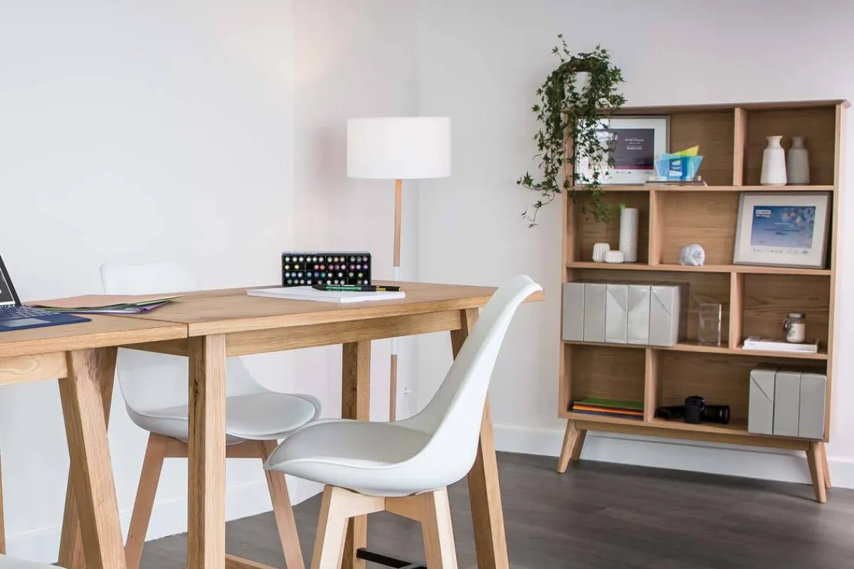 Miliboo Bücherregal skandinavisch Eiche 165 cm INGRID* Bücherregale|Bücherregale