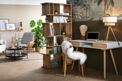 Miliboo Bücherregal Trennwand aus massivem Mangoholz RUPAH* Bücherregale|Bücherregale