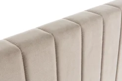 Miliboo Beige-graues Samt-Kopfteil L170 cm NEHA* Bett-kopfteile