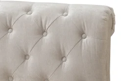 Miliboo Bett 2 Personen 160 cm x 200 cm Samt RILEY* Betten Für Erwachsene