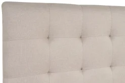 Miliboo Bett mit Schubladen 160x200 cm in beigem Stoff RENO* Betten Für Erwachsene