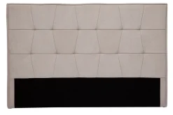 Miliboo Bettkopfteil beiger Stoff mit Samteffekt L170 cm SUKA* Bett-kopfteile
