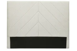 Miliboo Bettkopfteil beiger Stoff mit Samteffekt B160 cm AVAH* Bett-kopfteile