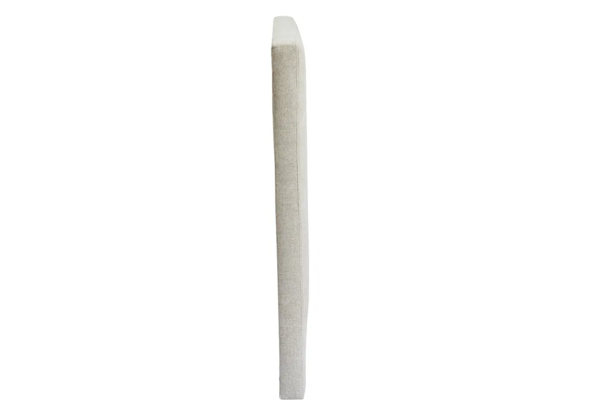 Miliboo Bettkopfteil beiger Stoff mit Samteffekt B160 cm AVAH* Bett-kopfteile