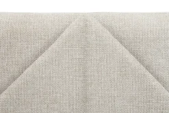 Miliboo Bettkopfteil beiger Stoff mit Samteffekt B160 cm AVAH* Bett-kopfteile