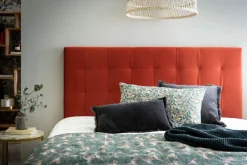 Miliboo Bettkopfteil gepolstert in Terrakotta 160cm HALCIONA* Bett-kopfteile